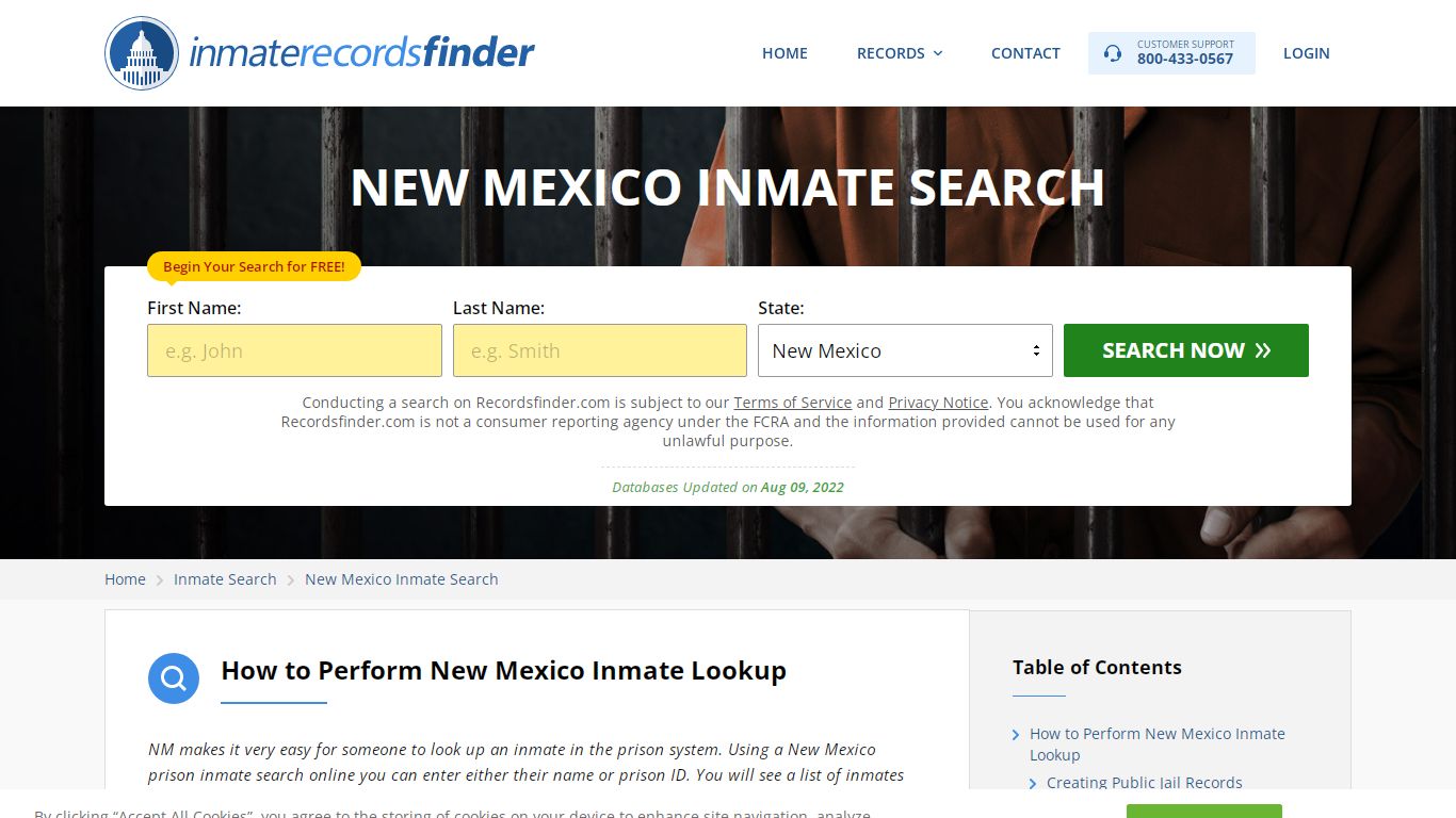 New Mexico Inmate Search - Jail & Prison Records Online